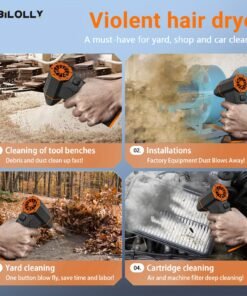 Alternative view of Multiuse TurboJet Blower | Insane Power for Snow, Leaves & Dust (Black)