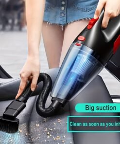 High-Power Cordless Handheld Vacuum | Low Noise | 5-PC Accessory Set for Car, Home & Pet