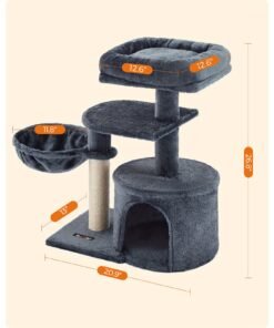 Alternative view of Multi-Level Cat Tree & Condo- Cozy Cave, Perch & Scratching Post