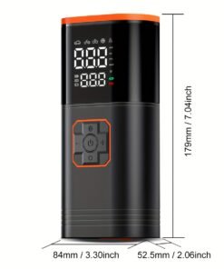 Alternative view of 5000A Peak 12V Car Jump Starter & Air Compressor – Emergency Power Station with a Storage Bag