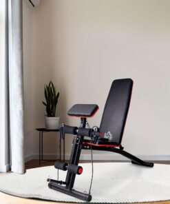 Alternative view of 7-Position Adjustable Foldable Weight Bench with Leg/Thigh Extension & Preacher Curl – 660lb Capacity