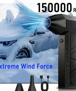 Alternative view of Multiuse TurboJet Blower | Insane Power for Snow, Leaves & Dust (Black)